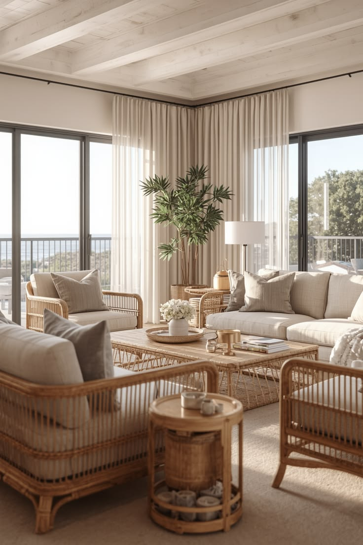 Designer Styling with vintage and modern furniture in a contemporary living room